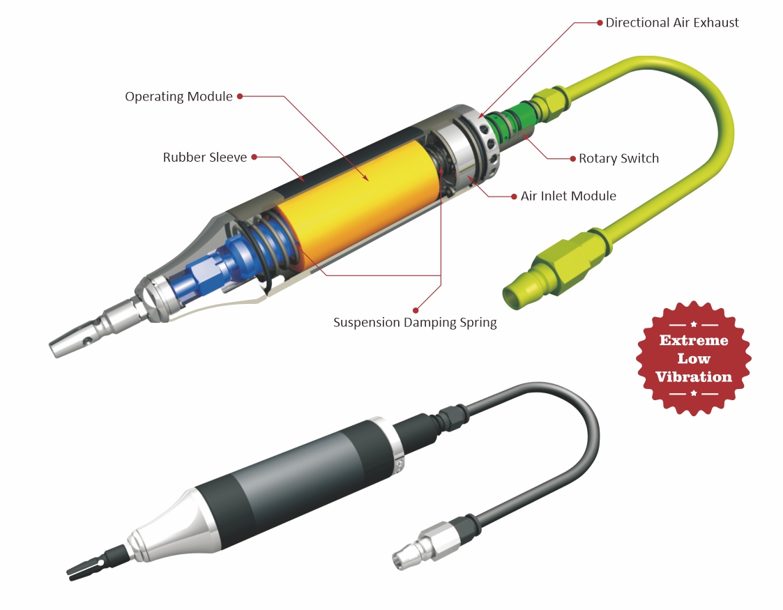Low vibration patent on reciprocating tools